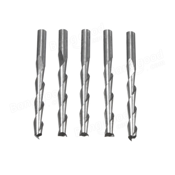 XYZ Brand 3.175mm Carbide CNC 2 Flute Spiral Router Bit 22mm End Mill Milling Cutter - Image 4